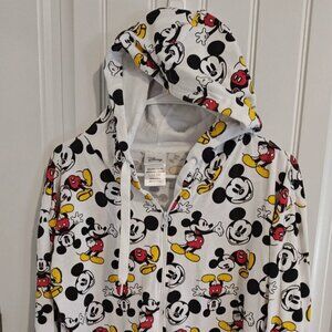 women Junior Disney Hooded shacket Zip Up size Large 11-13